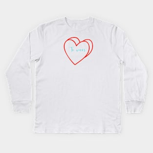Te amor Kids Long Sleeve T-Shirt